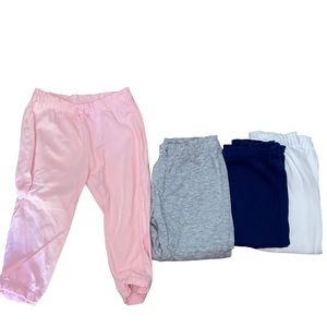 Carters, baby girl, size 12 months bundle of 4 pants